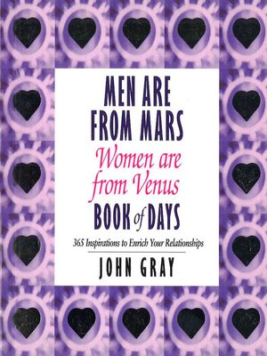cover image of Men are From Mars, Women are From Venus Book of Days